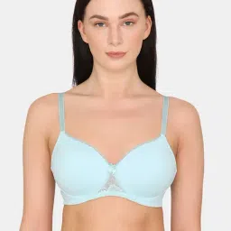 Zivame Blue Non Wired Padded T-Shirt Bra-40