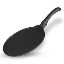 Bergner Die Cast Black Aluminium Tawa 28 cm diameter - Set of 1-image-20