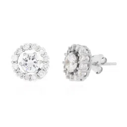 Anayra 92.5 Sterling Silver Classic Earrings for Women-image-38