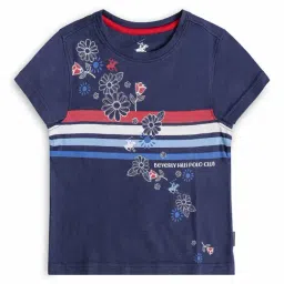 Beverly Hills Polo Club Kids Navy Printed Tee-image-79