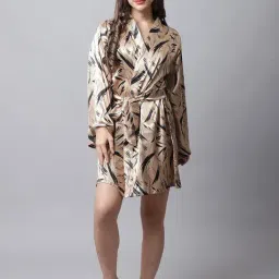 Claura Gold Printed Robe-picture-19