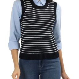 Tommy Hilfiger Navy Stripes Regular Fit Sweater-image-82