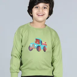 AWW HUNNIE Boys Graphic Printed Cotton Pullover Sweatshirt-image-73