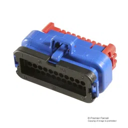 AMP - TE CONNECTIVITY PLUG & SOCKET HOUSING, PLUG, 35 POSITION, PBT, BLUE, 776164-5..-picture-29