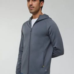 XYXX Ash Grey Regular Fit Hooded Sweatshirt-picture-35