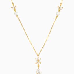 GIVA 925 Sterling Silver Golden Necklace for Women-picture-26