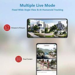 CAMLEIGH Dual Starlight Bulb Camera Wi-fi 4 MP with Two Way Audio, Color Night Vision & AI Human Detection image 4