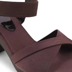 Looper Open Toe Block Heels With Backstrap image 5