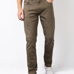 Spykar Men Regular Fit Mid Rise Cotton Casual Jeans-image-98