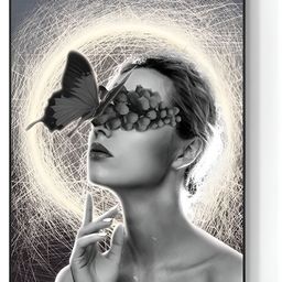 SMOKEY COCKTAIL Black Glam Women Painting-image-6