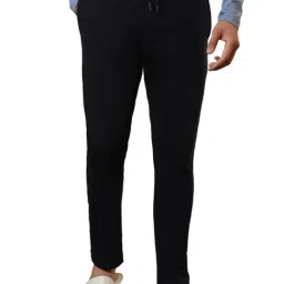Sleepz by Raymond Dark Blue Cotton Solid Regular Fit Track Pant-picture-15