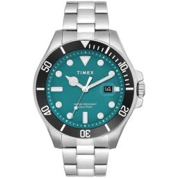 TIMEX TREND Green Round Dial Analog Mens Watch - TWEG27003-33