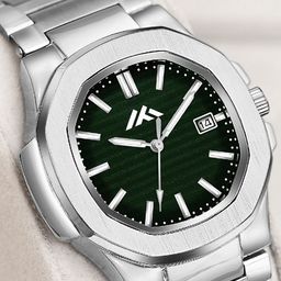 DOUBLERUN Men Round Dial & Bracelet Style Straps Analogue Multi Function Watch H05NMT-803 image 4