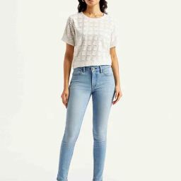 Levi's Blue Blended Solid Jeans-image-35