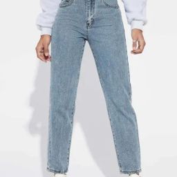 Kotty Blue Cotton Lycra Solid Jeans-picture-43