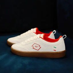 Lotto Women's Brasil Select Urbano White & Red Sneakers-image-13