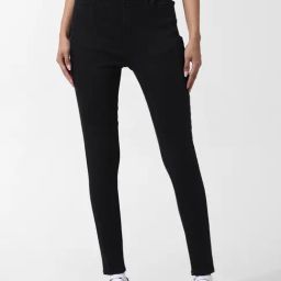 Only Black Blended Skinny Fit High Rise Jeans-image-63
