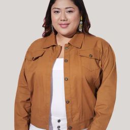BUYNEWTREND Brown Regular Fit Jacket-image-66