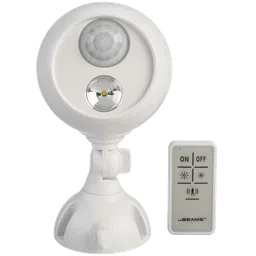 MR BEAMS Electric Powered 7 Watt Remote Control Motion Sensor Smart Light (MB370, White)-0