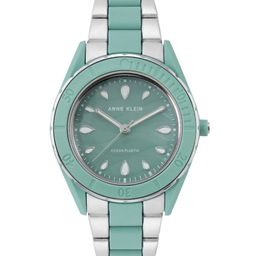ANNE KLEIN Women Patterned Dial & Bracelet Style Straps Analogue Watch AK3911SGSV-image-35