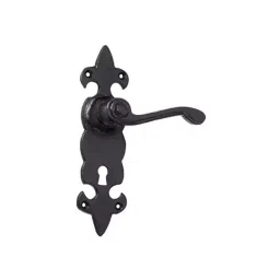 Screw Tight M110202EXB 7.67 Inch ‎Iron Powder Coated Finish Door Handle Set-image-65