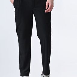 BAESD Men Mid Rise Cargo Track Pants-image-40