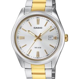 CASIO Men Dial & Stainless Steel Cuff Straps Analogue Watch A2370-38