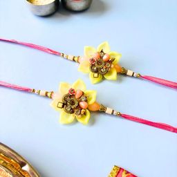 Anouk 2 Pcs Floral Thread Rakhi-image-54