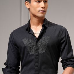 HIGHLANDER Men Slim Fit Graphic Printed Casual Shirt-picture-45
