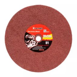 Xtra Power 8 inch Dia x 1 inch Thickness U1 Grit Non Woven Wheel for Metals (Pack of 40)-image-46