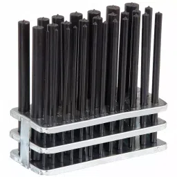 Westward Transfer Punch Set Steel, 22N849 (28 Pcs)-34
