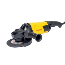 POLYMAK Angle Grinder 2600 W Power Electric Corded Yellow & Black 180 mm Wheel Size, PMAG180-image-56