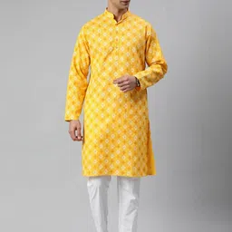 DARKCHILL Men Cotton Kurtas-30