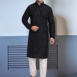 Moda Rapido Men Ethnic Motifs Printed Regular Kurta with Pyjamas-picture-22