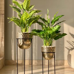 Mason Home Avalon Gold Planters - Set of 2-11