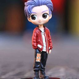 QUIRKMALL BTS RM Action Figure for Car Dashboard Decoration Office Desk & Study Table Merchandise for BTS Army and Kpop Lovers - Multicolor image 2