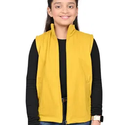 BAESD Girls Fleece Lightweight Open Front Jacket-image-80