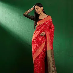 Suha Woven Design Zari Art Silk Banarasi Saree-picture-20