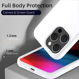 LIRAMARK Solid Printed iPhone 12 Pro Max Back Case Mobile Accessories image 5