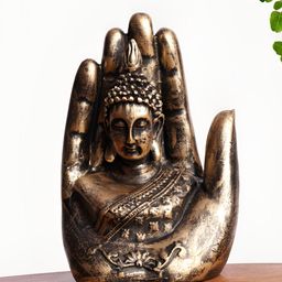INTERNATIONAL GIFT Copper-Toned Buddha Idol Showpiece-image-45