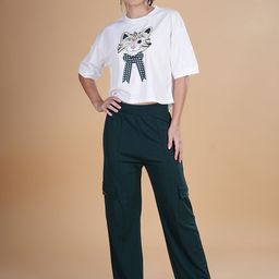 BAESD Animal Printed Pure Cotton T-Shirt & Trouser-image-70