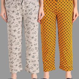 TRENDY WORLD Pack of 2 Printed Pyjamas-image-89