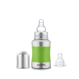 Speedex Green & Silver-Toned Single Stainless Steel Solid Water Bottle-image-35