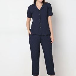 Smarty Pants Women Short Sleeves Night suit-image-44