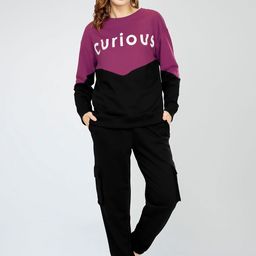Zeyo Women Colourblocked Night suit-image-36