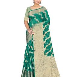 shree krishna fashion Woven Design Banarasi Saree-image-47