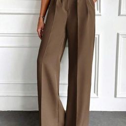 Next One Women Smart Loose Fit High-Rise Easy Wash Pleated Trousers-picture-3