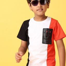 V-Mart Boys Colourblocked T-shirt with Shorts-image-93