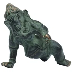 Exotic India Black Religious Idol Showpiece-image-97