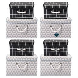 Kuber Industries Grey Set of 6 Reusable Drawer Organiser Organisers-43